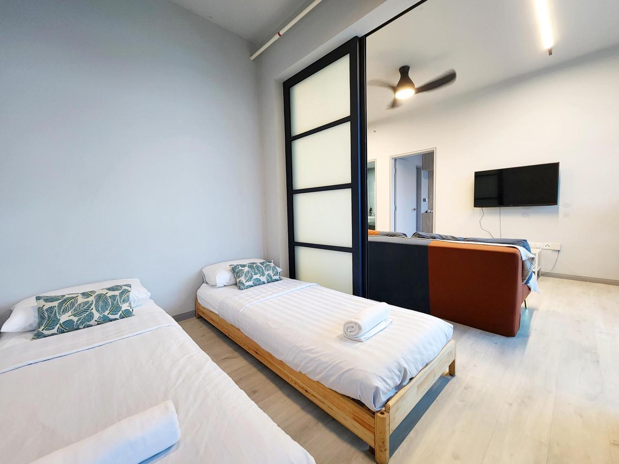 Jesselton Quay Kota Kinabalu City Centre By Lw Suites Ruang foto